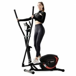 Wholesale 👍 Merax Indoor Ergonomic Exercise Bike Elliptical Machine 8-level Resistance Adjustment Magnetic Brake System Non-slip Pedal LCD Display Maximum Load 120kg - Red 🔔 -DE Sports & Outdoors Shop 29f956d7b4f144c1a1cfe67aca7fbecb 475037 5