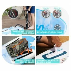 Flash Sale 🌟 FunWater Polar Bear 320*83*15 Inch Inflatable Stand Up Paddling Board Adjustable Maximum Load 150kg 🔥 -DE Sports & Outdoors Shop 94ea6797800d48a2ac51d6ca15e01ed5 500280 4