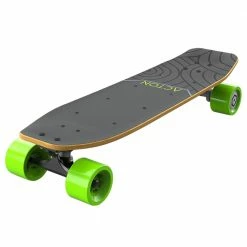 Cheap ❤️ Xiaomi ACTON R1 Electric Skateboard Bluetooth Smart Remote Control LED Light Up to 12KM Range Canadian Maple Wood - Grey Green ✔️