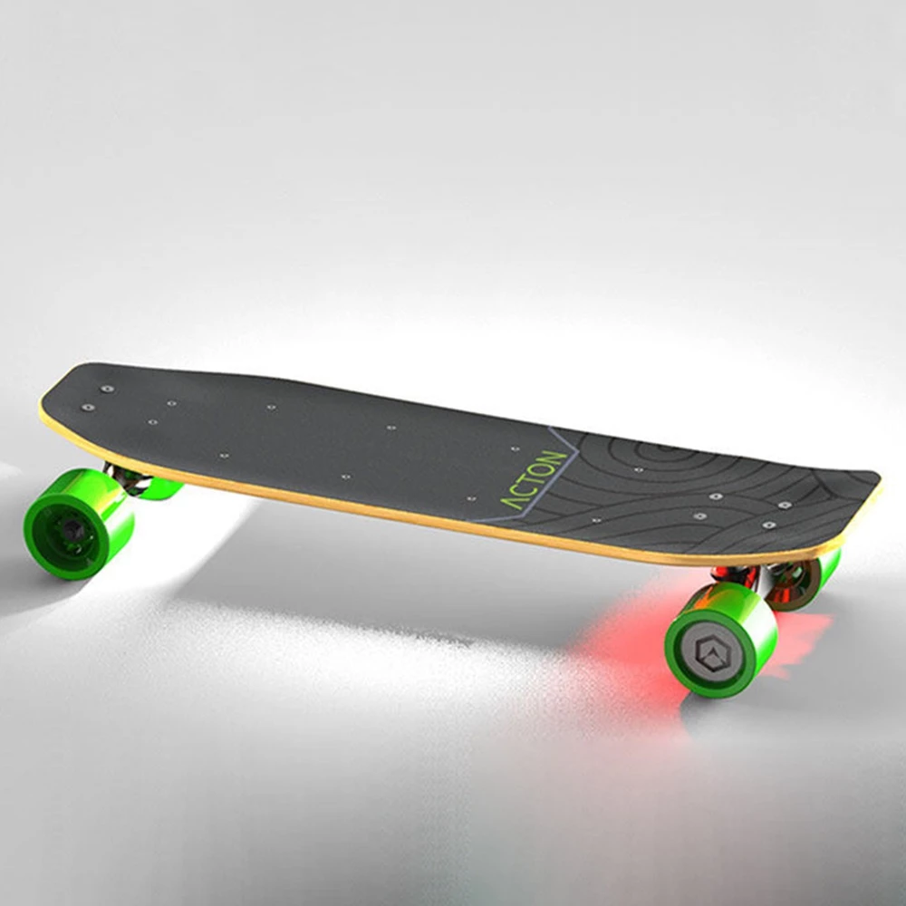 Cheap ❤️ Xiaomi ACTON R1 Electric Skateboard Bluetooth Smart Remote Control LED Light Up to 12KM Range Canadian Maple Wood - Grey Green ✔️ 4 Cheap ❤️ Xiaomi ACTON R1 Electric Skateboard Bluetooth Smart Remote Control LED Light Up to 12KM Range Canadian Maple Wood - Grey Green ✔️ - Image 4