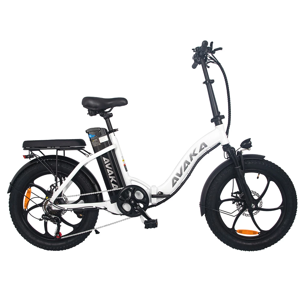 Coupon ๐ฅฐ AVAKA BZ20 PLUS Electric Bike Foldable 20*3.0 Inch Fat Tires 500W Brushless Motor 25Km/h Max Speed 48V 15Ah Battery 100Km Range 120KG Max Load Dual Disc Brake Shimano 7-Speed Gear IP54 Waterproof LCD Display- IT Wheel White ๐ 1 Coupon ๐ฅฐ AVAKA BZ20 PLUS Electric Bike Foldable 20*3.0 Inch Fat Tires 500W Brushless Motor 25Km/h Max Speed 48V 15Ah Battery 100Km Range 120KG Max Load Dual Disc Brake Shimano 7-Speed Gear IP54 Waterproof LCD Display- IT Wheel White ๐