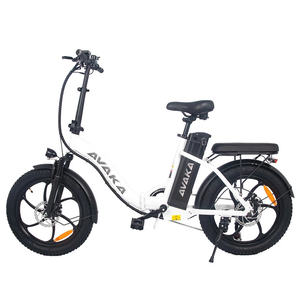 Coupon ๐ฅฐ AVAKA BZ20 PLUS Electric Bike Foldable 20*3.0 Inch Fat Tires 500W Brushless Motor 25Km/h Max Speed 48V 15Ah Battery 100Km Range 120KG Max Load Dual Disc Brake Shimano 7-Speed Gear IP54 Waterproof LCD Display- IT Wheel White ๐ 2 Coupon ๐ฅฐ AVAKA BZ20 PLUS Electric Bike Foldable 20*3.0 Inch Fat Tires 500W Brushless Motor 25Km/h Max Speed 48V 15Ah Battery 100Km Range 120KG Max Load Dual Disc Brake Shimano 7-Speed Gear IP54 Waterproof LCD Display- IT Wheel White ๐ - Image 2