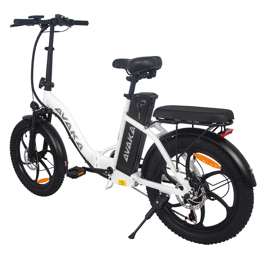 Coupon ๐ฅฐ AVAKA BZ20 PLUS Electric Bike Foldable 20*3.0 Inch Fat Tires 500W Brushless Motor 25Km/h Max Speed 48V 15Ah Battery 100Km Range 120KG Max Load Dual Disc Brake Shimano 7-Speed Gear IP54 Waterproof LCD Display- IT Wheel White ๐ 4 Coupon ๐ฅฐ AVAKA BZ20 PLUS Electric Bike Foldable 20*3.0 Inch Fat Tires 500W Brushless Motor 25Km/h Max Speed 48V 15Ah Battery 100Km Range 120KG Max Load Dual Disc Brake Shimano 7-Speed Gear IP54 Waterproof LCD Display- IT Wheel White ๐ - Image 4
