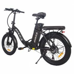 Top 10 🥰 AVAKA BZ20 PLUS Electric Bike Foldable 20*3.0 Inch Fat Tires 500W Brushless Motor 25Km/h Max Speed 48V 15Ah Battery 100Km Range 120KG Max Load Dual Disc Brake Shimano 7-Speed Gear IP54 Waterproof LCD Display- FT Wheel Black 😉 -DE Sports & Outdoors Shop AVAKA BZ20 PLUS Electric Bike Spoked Wheel Black 514567 4