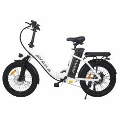 Flash Sale 🧨 AVAKA BZ20 PLUS Electric Bike Foldable 20*3.0 Inch Fat Tires 500W Brushless Motor 25Km/h Max Speed 48V 15Ah Battery 100Km Range 120KG Max Load Dual Disc Brake Shimano 7-Speed Gear IP54 Waterproof LCD Display- FT Wheel White 😉 -DE Sports & Outdoors Shop AVAKA BZ20 PLUS Electric Bike Spoked Wheel White 514568 3