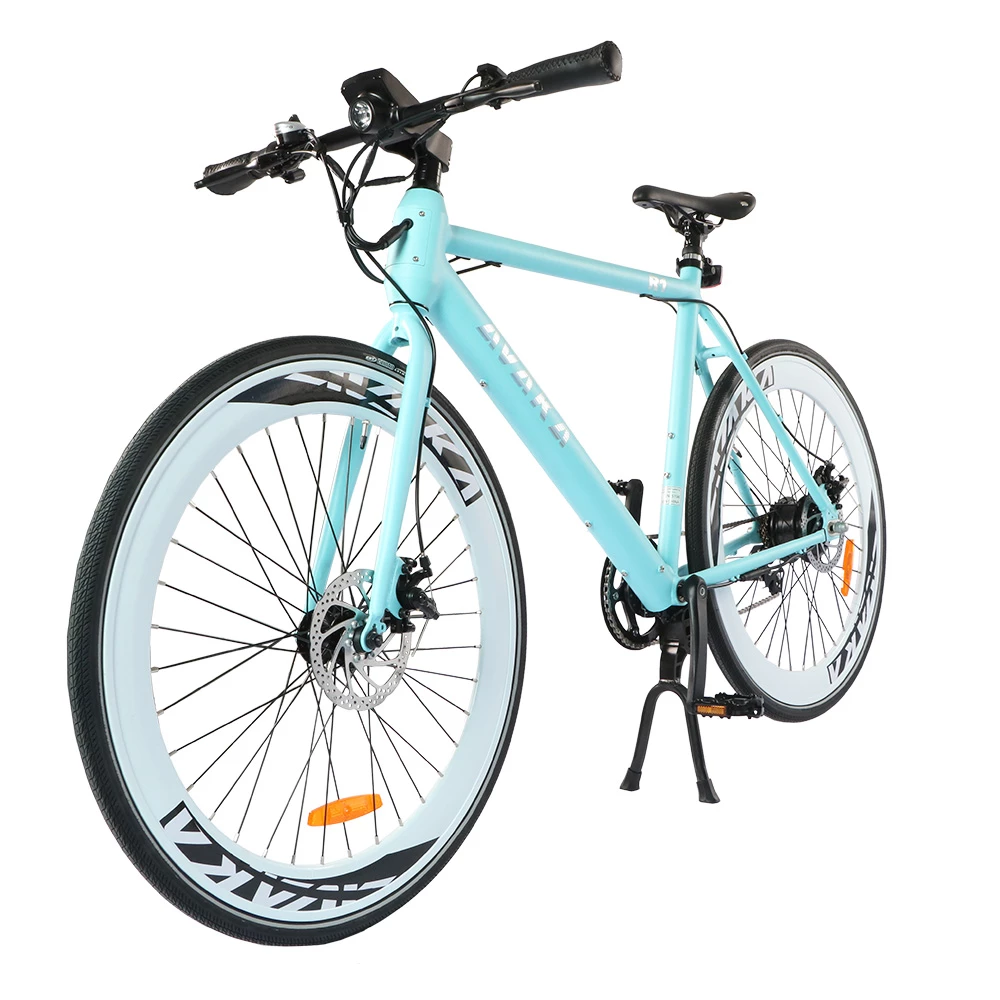 Best Sale ⌛ AVAKA R1 Electric Bike 700C*32C Inch Wheels 250W Brushless Motor 25Km/h Max Speed 36V 9Ah Battery Shimano 7-Speed Transmission IP65 Waterproof Double Mechanical Disc Brake LCD Display - Matte Blue ✨ 2 Best Sale ⌛ AVAKA R1 Electric Bike 700C*32C Inch Wheels 250W Brushless Motor 25Km/h Max Speed 36V 9Ah Battery Shimano 7-Speed Transmission IP65 Waterproof Double Mechanical Disc Brake LCD Display - Matte Blue ✨ - Image 2