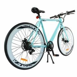 Best Sale ⌛ AVAKA R1 Electric Bike 700C*32C Inch Wheels 250W Brushless Motor 25Km/h Max Speed 36V 9Ah Battery Shimano 7-Speed Transmission IP65 Waterproof Double Mechanical Disc Brake LCD Display - Matte Blue ✨ 7 Best Sale ⌛ AVAKA R1 Electric Bike 700C*32C Inch Wheels 250W Brushless Motor 25Km/h Max Speed 36V 9Ah Battery Shimano 7-Speed Transmission IP65 Waterproof Double Mechanical Disc Brake LCD Display - Matte Blue ✨ -DE Sports & Outdoors Shop AVAKA R1 Electric Bike 250W Brushless Motor Blue 515194 3