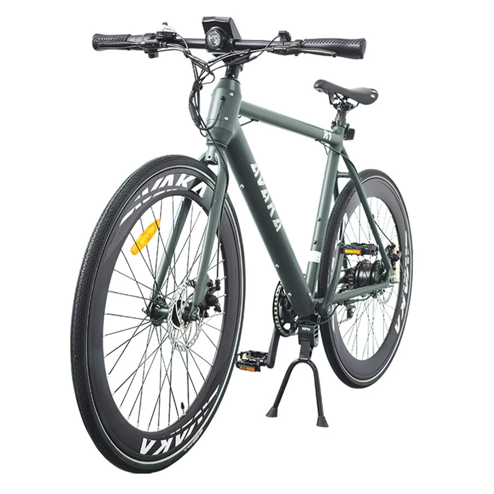 Buy ๐ AVAKA R1 Electric Bike 700C*32C Inch Wheels 250W Brushless Motor 25Km/h Max Speed 36V 9Ah Battery Shimano 7-Speed Transmission IP65 Waterproof Double Mechanical Disc Brake LCD Display - Army Green ๐คฉ 2 Buy ๐ AVAKA R1 Electric Bike 700C*32C Inch Wheels 250W Brushless Motor 25Km/h Max Speed 36V 9Ah Battery Shimano 7-Speed Transmission IP65 Waterproof Double Mechanical Disc Brake LCD Display - Army Green ๐คฉ - Image 2