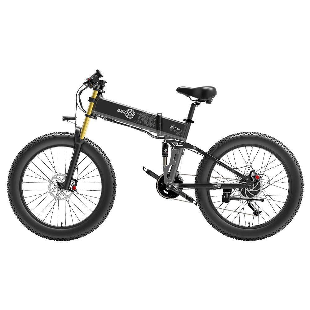 Top 10 β BEZIOR X-PLUS Electric Bike 1500W Motor 48V 17.5Ah Battery 26*4.0 Inch Fat Tire Mountain Bike 40Km/h Max Speed 200kg Load 130KM Range LCD Display IP54 Wateroroof - Black π₯ 3 Top 10 β BEZIOR X-PLUS Electric Bike 1500W Motor 48V 17.5Ah Battery 26*4.0 Inch Fat Tire Mountain Bike 40Km/h Max Speed 200kg Load 130KM Range LCD Display IP54 Wateroroof - Black π₯ - Image 3