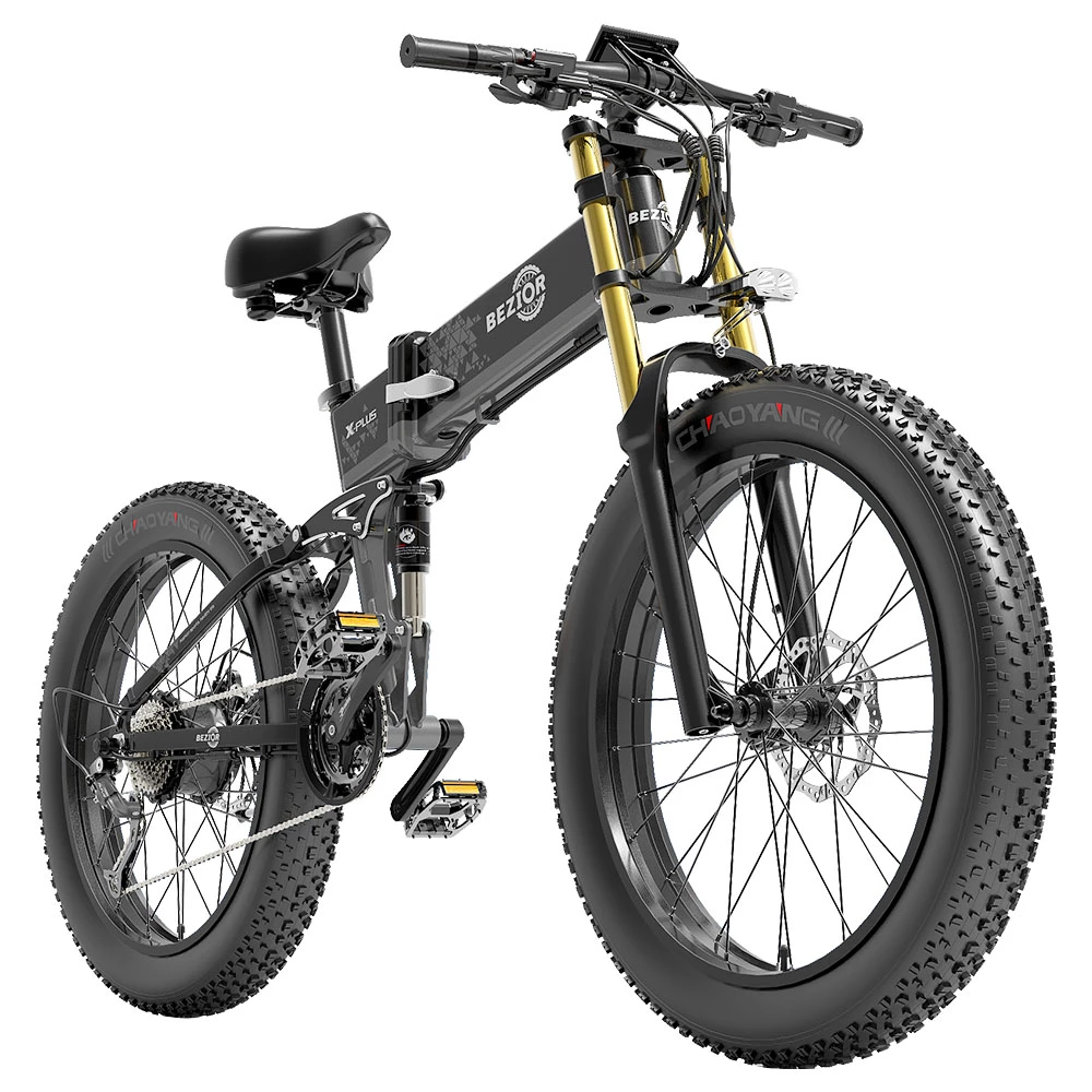 Top 10 β BEZIOR X-PLUS Electric Bike 1500W Motor 48V 17.5Ah Battery 26*4.0 Inch Fat Tire Mountain Bike 40Km/h Max Speed 200kg Load 130KM Range LCD Display IP54 Wateroroof - Black π₯ 4 Top 10 β BEZIOR X-PLUS Electric Bike 1500W Motor 48V 17.5Ah Battery 26*4.0 Inch Fat Tire Mountain Bike 40Km/h Max Speed 200kg Load 130KM Range LCD Display IP54 Wateroroof - Black π₯ - Image 4