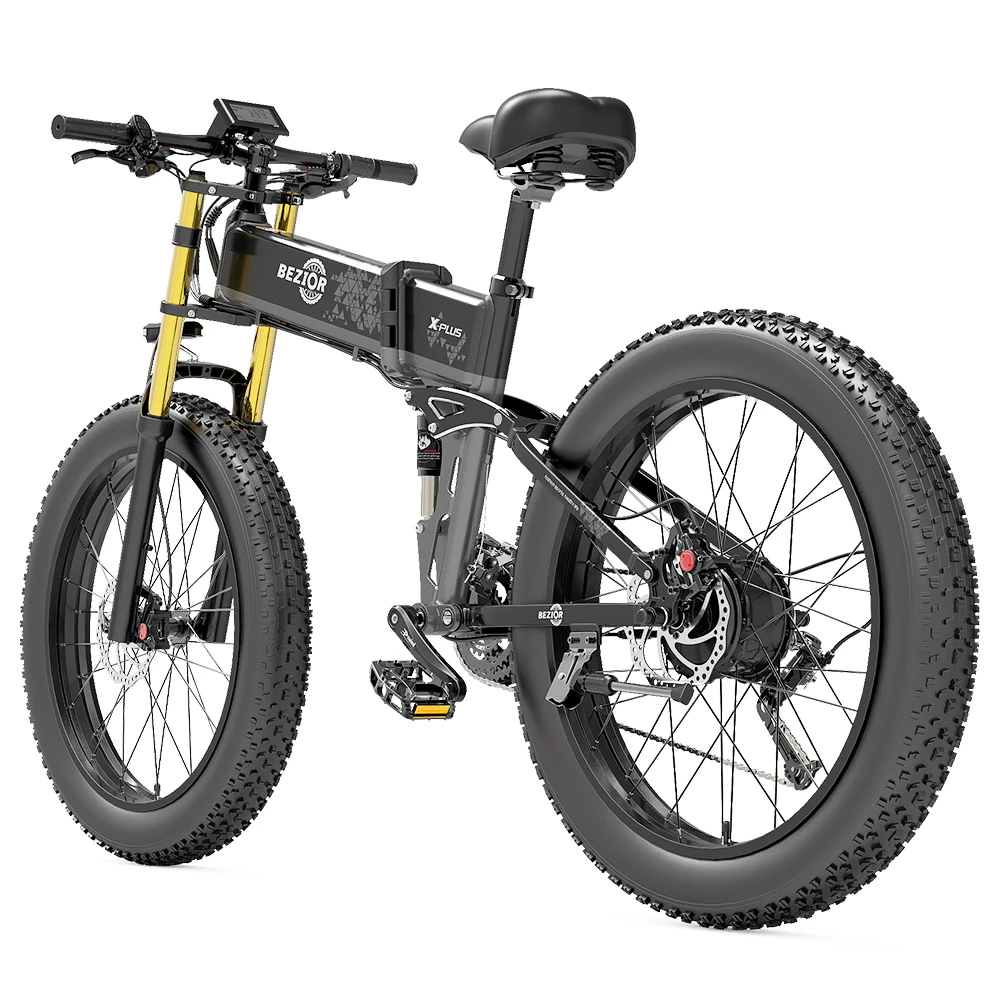 Top 10 β BEZIOR X-PLUS Electric Bike 1500W Motor 48V 17.5Ah Battery 26*4.0 Inch Fat Tire Mountain Bike 40Km/h Max Speed 200kg Load 130KM Range LCD Display IP54 Wateroroof - Black π₯ 5 Top 10 β BEZIOR X-PLUS Electric Bike 1500W Motor 48V 17.5Ah Battery 26*4.0 Inch Fat Tire Mountain Bike 40Km/h Max Speed 200kg Load 130KM Range LCD Display IP54 Wateroroof - Black π₯ - Image 5