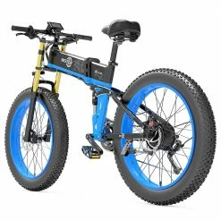 Promo π BEZIOR X-PLUS Electric Bike 1500W Motor 48V 17.5Ah Battery 26*4.0 Inch Fat Tire Mountain Bike 40Km/h Max Speed 200kg Load 130KM Range LCD Display IP54 Wateroroof - Blue π 10 Promo π BEZIOR X-PLUS Electric Bike 1500W Motor 48V 17.5Ah Battery 26*4.0 Inch Fat Tire Mountain Bike 40Km/h Max Speed 200kg Load 130KM Range LCD Display IP54 Wateroroof - Blue π -DE Sports & Outdoors Shop BEZIOR X PLUS Electric Bike 1500W Motor 48V 17 5Ah Battery Blue 507631 4