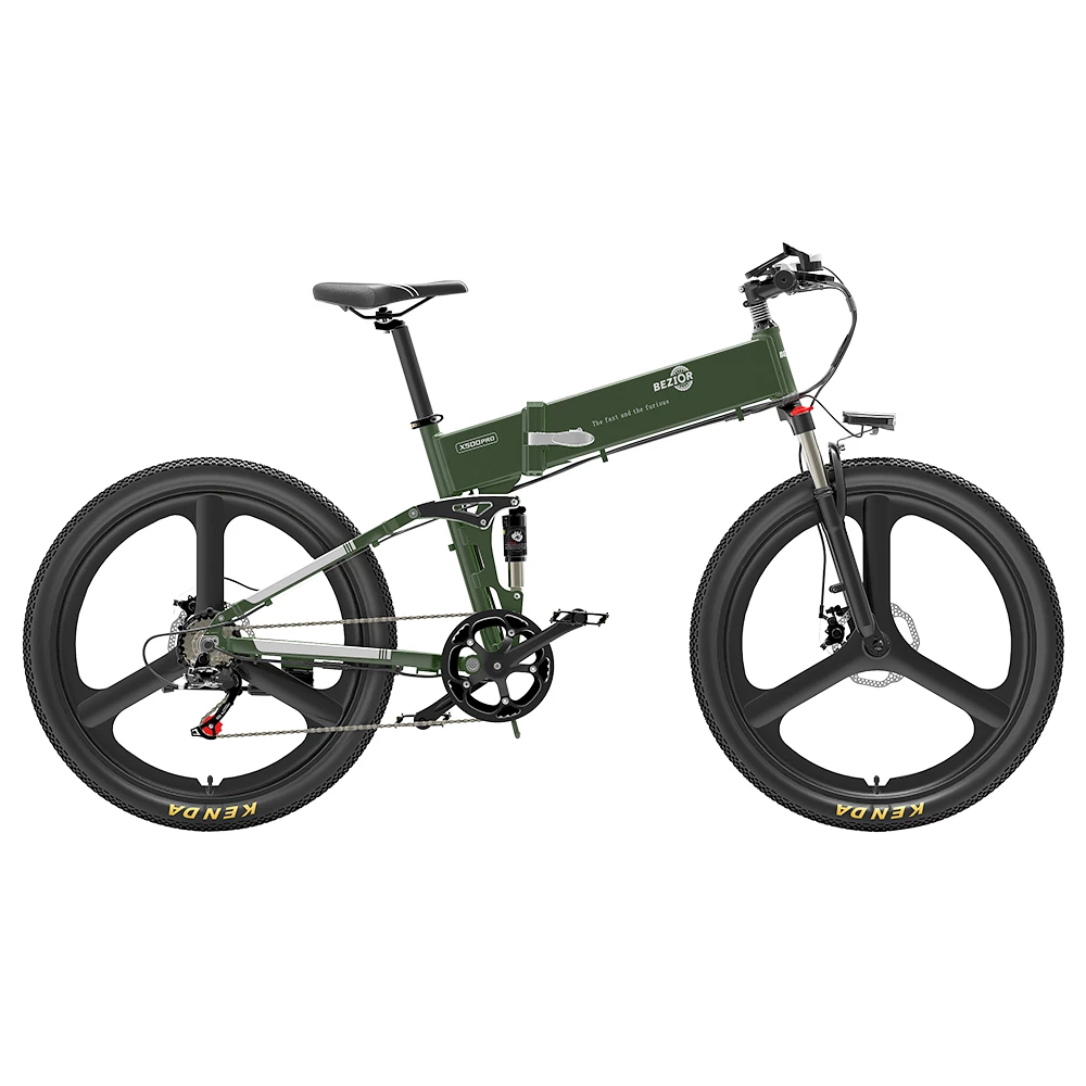Flash Sale 🔥 BEZIOR X500 Pro-IT Folding Electric Bike Bicycle 26 Inch Tire 500W Motor Max Speed 30Km/h 48V 10.4Ah Battery Aluminum Alloy Frame Shimano 7-Speed Shift 100KM Power-Assisted Range LCD Display IP54 Waterproof Max Load 200KG - Black Green 👏 1 Flash Sale 🔥 BEZIOR X500 Pro-IT Folding Electric Bike Bicycle 26 Inch Tire 500W Motor Max Speed 30Km/h 48V 10.4Ah Battery Aluminum Alloy Frame Shimano 7-Speed Shift 100KM Power-Assisted Range LCD Display IP54 Waterproof Max Load 200KG - Black Green 👏
