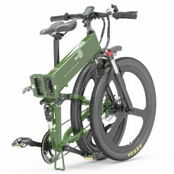 Flash Sale 🔥 BEZIOR X500 Pro-IT Folding Electric Bike Bicycle 26 Inch Tire 500W Motor Max Speed 30Km/h 48V 10.4Ah Battery Aluminum Alloy Frame Shimano 7-Speed Shift 100KM Power-Assisted Range LCD Display IP54 Waterproof Max Load 200KG - Black Green 👏 8 Flash Sale 🔥 BEZIOR X500 Pro-IT Folding Electric Bike Bicycle 26 Inch Tire 500W Motor Max Speed 30Km/h 48V 10.4Ah Battery Aluminum Alloy Frame Shimano 7-Speed Shift 100KM Power-Assisted Range LCD Display IP54 Waterproof Max Load 200KG - Black Green 👏 -DE Sports & Outdoors Shop BEZIOR X500 PRO Electric Mountain Folding Bike Army Green 510823 2