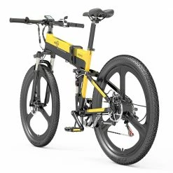 New 😀 BEZIOR X500 Pro-IT Folding Electric Bike Bicycle 26 Inch Tire 500W Motor Max Speed 30Km/h 48V 10.4Ah Battery Aluminum Alloy Frame Shimano 7-Speed Shift 100KM Power-Assisted Range LCD Display IP54 Waterproof Max Load 200KG - Black Yellow ✨ 8 New 😀 BEZIOR X500 Pro-IT Folding Electric Bike Bicycle 26 Inch Tire 500W Motor Max Speed 30Km/h 48V 10.4Ah Battery Aluminum Alloy Frame Shimano 7-Speed Shift 100KM Power-Assisted Range LCD Display IP54 Waterproof Max Load 200KG - Black Yellow ✨ -DE Sports & Outdoors Shop BEZIOR X500 PRO Electric Mountain Folding Bike Black Yellow 510822 2