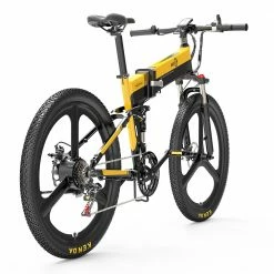 New 😀 BEZIOR X500 Pro-IT Folding Electric Bike Bicycle 26 Inch Tire 500W Motor Max Speed 30Km/h 48V 10.4Ah Battery Aluminum Alloy Frame Shimano 7-Speed Shift 100KM Power-Assisted Range LCD Display IP54 Waterproof Max Load 200KG - Black Yellow ✨ 9 New 😀 BEZIOR X500 Pro-IT Folding Electric Bike Bicycle 26 Inch Tire 500W Motor Max Speed 30Km/h 48V 10.4Ah Battery Aluminum Alloy Frame Shimano 7-Speed Shift 100KM Power-Assisted Range LCD Display IP54 Waterproof Max Load 200KG - Black Yellow ✨ -DE Sports & Outdoors Shop BEZIOR X500 PRO Electric Mountain Folding Bike Black Yellow 510822 3