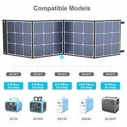 New 😍 BLUETTI POWEROAK SP120 120W Solar Panel for AC200P/EB70/AC50S/EB150/EB240 Solar Generator Portable Foldable Solar Panel for Outdoor 🌟 -DE Sports & Outdoors Shop BLUETTI SP120 120W Solar Panel for AC200P EB70 AC50S EB150 EB240 Solar 472810 4