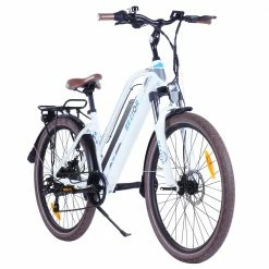 Deals ✨ Bezior M2 Pro Electric Moped Bike 500W Motor 100km Range 12.5Ah Battery 26*2.125'' Wheels 25km/h Max Speed - White 🧨 -DE Sports & Outdoors Shop Bezior M2 Pro Electric Moped Bike 500W Motor 100km Range White 500444 3