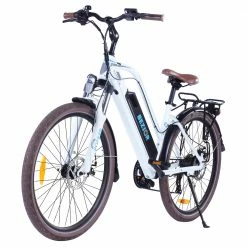 Deals ✨ Bezior M2 Pro Electric Moped Bike 500W Motor 100km Range 12.5Ah Battery 26*2.125'' Wheels 25km/h Max Speed - White 🧨 -DE Sports & Outdoors Shop Bezior M2 Pro Electric Moped Bike 500W Motor 100km Range White 500444 4