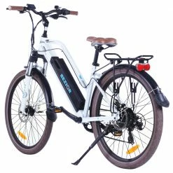 Deals ✨ Bezior M2 Pro Electric Moped Bike 500W Motor 100km Range 12.5Ah Battery 26*2.125'' Wheels 25km/h Max Speed - White 🧨 -DE Sports & Outdoors Shop Bezior M2 Pro Electric Moped Bike 500W Motor 100km Range White 500444 5