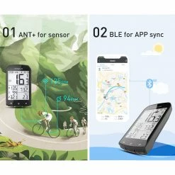 Brand new ❤️ CYCPLUS M1 GPS Bike Computer Waterproof Bicycle Speedometer and Odometer ANT Wireless Cycling Computer Compatible with App 👏 -DE Sports & Outdoors Shop CYCPLUS GPS Bike Computer Waterproof Bicycle Speedometer and Odometer 472828 1