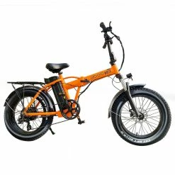 Brand new 🔥 GOGOBEST GF300 Electric Folding Bike Moped Bicycle 1000W Brushless Motor 48V 12.5Ah Battery 25km/h Max Speed - Orange 😀