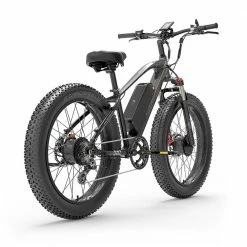 Outlet 🎉 LANKELEISI MG740 PLUS Electric Bike 26*4.0'' Tires 1000W*2 Dual Motor 17.5Ah Battery 49km/h Max Speed - Black & Grey 😀 -DE Sports & Outdoors Shop LANKELEISI MG740 PLUS Electric Bike Black Grey 516946 4
