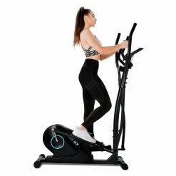 Cheap 😍 Merax Cross Portable Trainer Elliptical with LCD Display Equipment Stand For Home Exercises 8 Levels - Black 😀