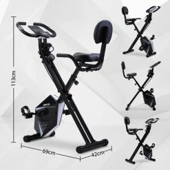 New π Merax Foldable Cycling Exercise Bike with LCD Screen Adjustable Height and Arm Resistance Bands for Indoor Workout - White π― 9 New π Merax Foldable Cycling Exercise Bike with LCD Screen Adjustable Height and Arm Resistance Bands for Indoor Workout - White π― -DE Sports & Outdoors Shop Merax Foldable Cycling Bike with LCD Screen Adjustable Height and Arm 426383 4 1