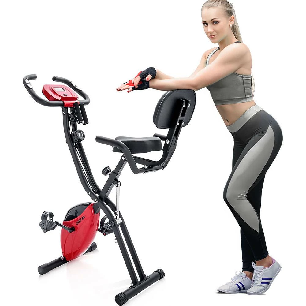 Cheapest π₯ Merax X-Bike Exercise Bike Magnetic Folding Fitness Bike 2.5 kg Flywheel LCD Display For Cardio Workout Cycling Indoor Exercise Training - Black Red π 1 Cheapest π₯ Merax X-Bike Exercise Bike Magnetic Folding Fitness Bike 2.5 kg Flywheel LCD Display For Cardio Workout Cycling Indoor Exercise Training - Black Red π