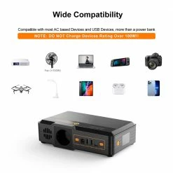 Best reviews of 👏 NOVOO MiniGo 100W Portable Power Station, 148Wh/40000mAh Laptop Mobile Charger Power Supply, PD 60W Fast Charging, LED Light 🔔 -DE Sports & Outdoors Shop NOVOO MiniGo 148Wh Power Station 517174 2