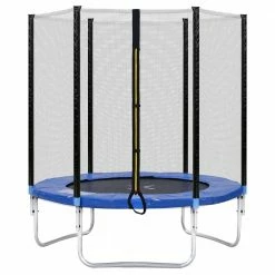 Deals 💯 Outdoor Trampoline with Safety Fence and Padded Poles, 6FT Garden Trampoline, Load-bearing 80kg passed GS and TUV Test ✔️ 8 Deals 💯 Outdoor Trampoline with Safety Fence and Padded Poles, 6FT Garden Trampoline, Load-bearing 80kg passed GS and TUV Test ✔️ -DE Sports & Outdoors Shop Outdoor Trampoline with Safety Fence and Padded Poles 501456 2