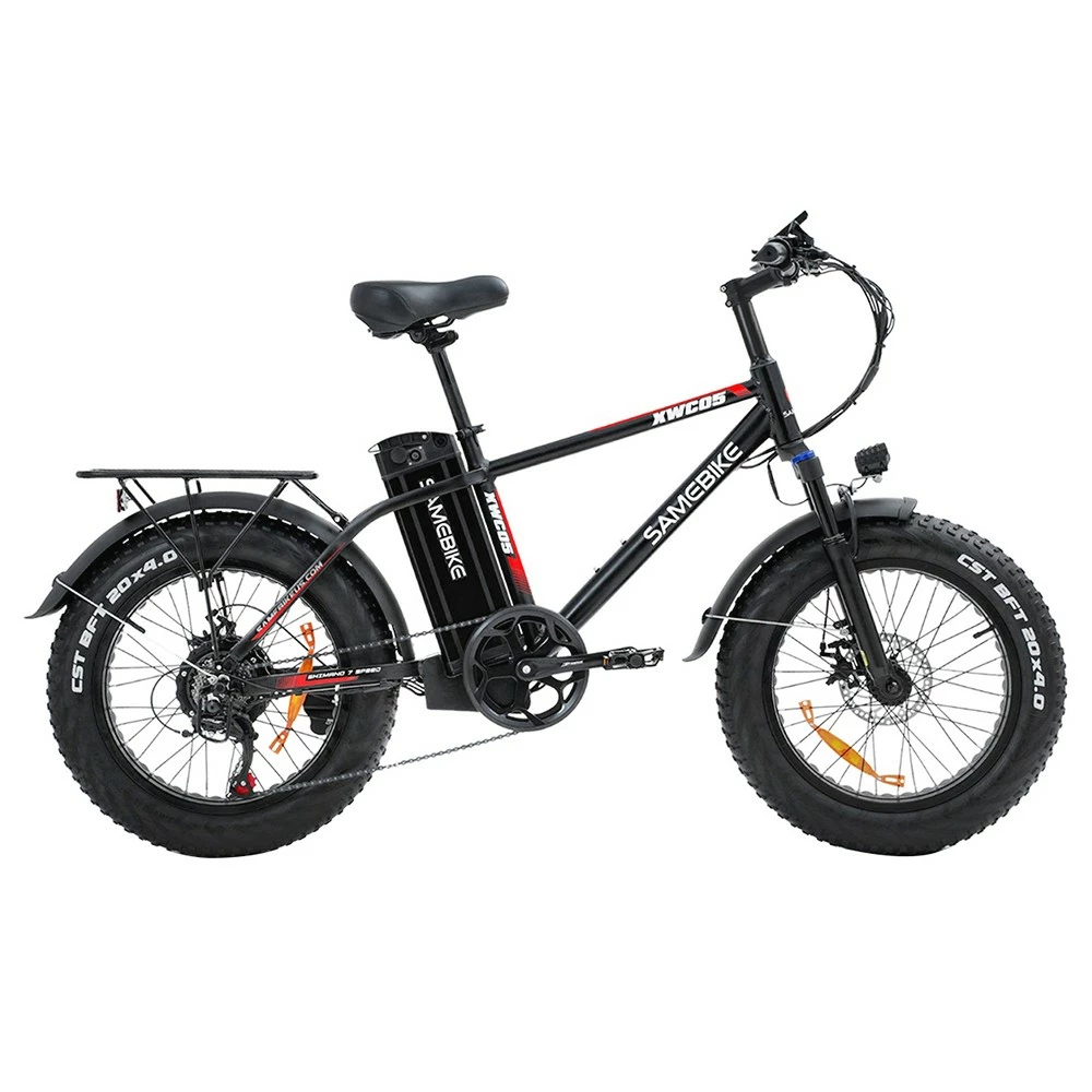 Cheap π₯ SAMEBIKE XWC05 Electric Mountain Bike 20*4.0 Inch Fat Tire 750W Brushless Geared Motor 35Km/h Max Speed 48V 13Ah Battery 80KM Range Shimano 7-Speed Double Disc Brake - Red π 1 Cheap π₯ SAMEBIKE XWC05 Electric Mountain Bike 20*4.0 Inch Fat Tire 750W Brushless Geared Motor 35Km/h Max Speed 48V 13Ah Battery 80KM Range Shimano 7-Speed Double Disc Brake - Red π