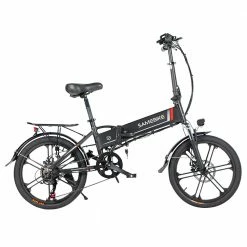 Wholesale 👏 SAMEBIKE 20LVXD30-II Folding Electric Moped Bike 20'' Tire 48V 350W Motor 10Ah Battery 30km/h Max Speed - Black ✔️
