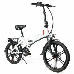 Best Sale 🎉 SAMEBIKE 20LVXD30-II Folding Electric Moped Bike 20 Inch Tire 48V 350W Motor 10Ah Battery 30km/h Max Speed - White ❤️ 8 Best Sale 🎉 SAMEBIKE 20LVXD30-II Folding Electric Moped Bike 20 Inch Tire 48V 350W Motor 10Ah Battery 30km/h Max Speed - White ❤️ -DE Sports & Outdoors Shop Samebike 20LVXD30 II Folding Electric Moped Bike white 513295 2 1