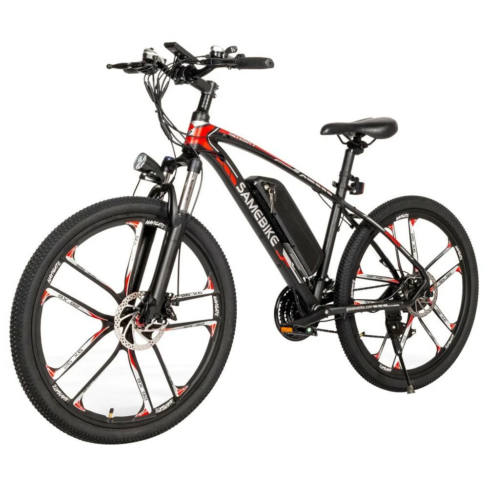 Discount βοΈ SAMEBIKE MY-SM26 Electric Bike 26 Inch Tires 350W Motor Max Speed 30km/h Up To 80km Range Max Load 150kg Dual Disk Brakes LCD Display Magnesium Alloy Rim - Black π― 3 Discount βοΈ SAMEBIKE MY-SM26 Electric Bike 26 Inch Tires 350W Motor Max Speed 30km/h Up To 80km Range Max Load 150kg Dual Disk Brakes LCD Display Magnesium Alloy Rim - Black π― - Image 3
