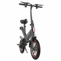 Discount 😀 Y1 Electric Bike 350W Motor 36V 10.4Ah Battery 14'' Tire 25km/h Max Speed 30-40km Range - Black ✔️ -DE Sports & Outdoors Shop Y1 Electric Bike 350W Motor 36V 10 4Ah Battery Black 507077 2