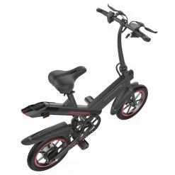 Discount 😀 Y1 Electric Bike 350W Motor 36V 10.4Ah Battery 14'' Tire 25km/h Max Speed 30-40km Range - Black ✔️ -DE Sports & Outdoors Shop Y1 Electric Bike 350W Motor 36V 10 4Ah Battery Black 507077 3