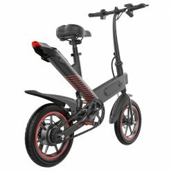 Discount 😀 Y1 Electric Bike 350W Motor 36V 10.4Ah Battery 14'' Tire 25km/h Max Speed 30-40km Range - Black ✔️ -DE Sports & Outdoors Shop Y1 Electric Bike 350W Motor 36V 10 4Ah Battery Black 507077 5