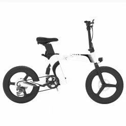 New ✨ Z7 Electric Bike 250W Brushless Motor 36V 8Ah Battery 20'' Tire, 25km/h Max Speed, 30-40km Range, 120kg Load - White 🔔