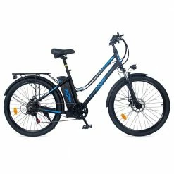 Deals ✔️ ONESPORT BK1 Electric Bike 26 Inch Tires 36V 350W Motor 10Ah Battery 25Km/h Max Speed Shimano 7 Speed Gear Front Suspension and Dual Disc Brakes 120KG Max Load - Black 🧨