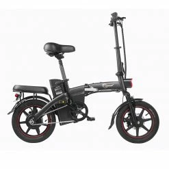 Top 10 💯 DYU A5 Standard Folding Moped Electric Bike 14inch 25km/h Speed 40km Mileage Range Removable 7.5Ah Battery 350W Double Brake System Max Load 150kg - Black 🧨