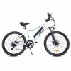 Cheap 😍 FAFREES F100 26 Inch Electric Bike Max Speed 33Km/h Mountain Ebike 250W Motor 48V 11.6Ah Removable Battery Recharge System Shimano 7 Speed Gears LED Display Aluminum Frame - White 😉