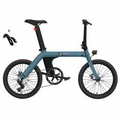 Outlet 🔔 FIIDO D11 Folding Electric Moped Bicycle 20 Inches Tires 250W Motor 25km/h Max Speed Three Modes 36V 11.6AH Lithium Battery 100km Range Adjustable Seat Dual Disc Brakes with LCD Display for Adults Teenagers + Mudguards - Blue ✔️