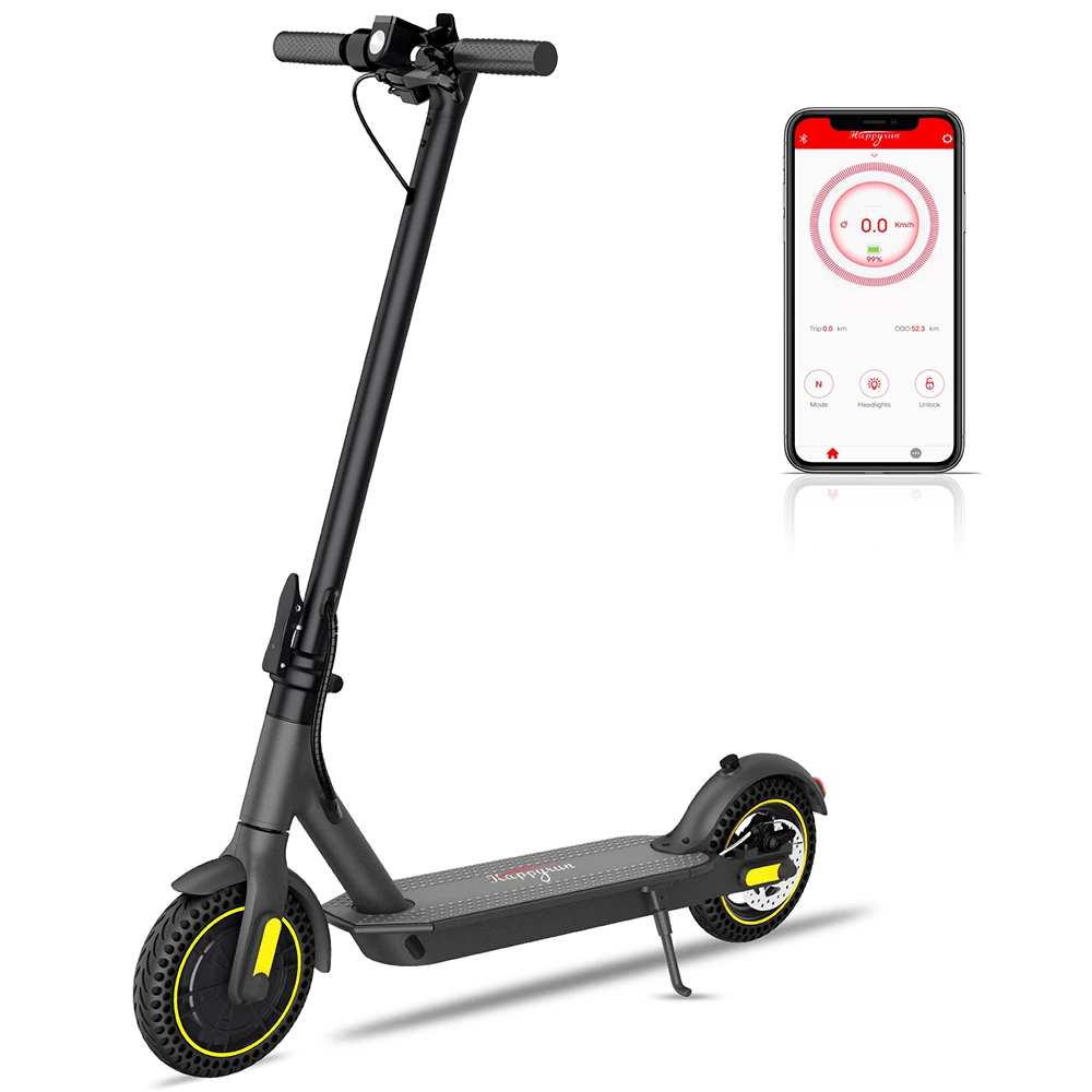 Brand new ❤️ HappyRun HR365 MAX Folding Electric Scooter 10 inch Honeycomb Tire 7.8Ah Battery 350W Brushless Motor 25km/h Max Speed up to 26KM Range Electronic + Disc Brake - Black 🔔 1 Brand new ❤️ HappyRun HR365 MAX Folding Electric Scooter 10 inch Honeycomb Tire 7.8Ah Battery 350W Brushless Motor 25km/h Max Speed up to 26KM Range Electronic + Disc Brake - Black 🔔