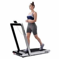 Budget 👏 Merax 2.25 HP Electric Folding Treadmill 2-in-1 Running Machine with Remote Control/LED Display Fully Assembled Portable - Silver 🔥 8 Budget 👏 Merax 2.25 HP Electric Folding Treadmill 2-in-1 Running Machine with Remote Control/LED Display Fully Assembled Portable - Silver 🔥 -DE Sports & Outdoors Shop merax 2 25 hp electric folding treadmill black 1611369803049
