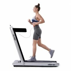 Best deal ๐ Merax 2.25 HP Electric Folding Treadmill 2-in-1 Running Machine with Remote Control/LED Display Fully Assembled Portable - Silver โจ