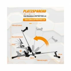 Best Sale ๐งจ Merax Folding Rowing Machine with Magnetic Tension system LED monitor for fitness Compact folding design - Black โ๏ธ 9 Best Sale ๐งจ Merax Folding Rowing Machine with Magnetic Tension system LED monitor for fitness Compact folding design - Black โ๏ธ -DE Sports & Outdoors Shop merax folding rowing machine with magnetic tension led monitor 1620800136033