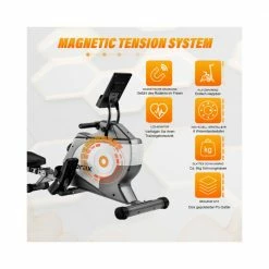New ✨ Merax Folding Rowing Machine with Magnetic Tension system LED monitor for fitness Compact folding design - Black 🧨 -DE Sports & Outdoors Shop merax folding rowing machine with magnetic tension led monitor 1620800136065 1