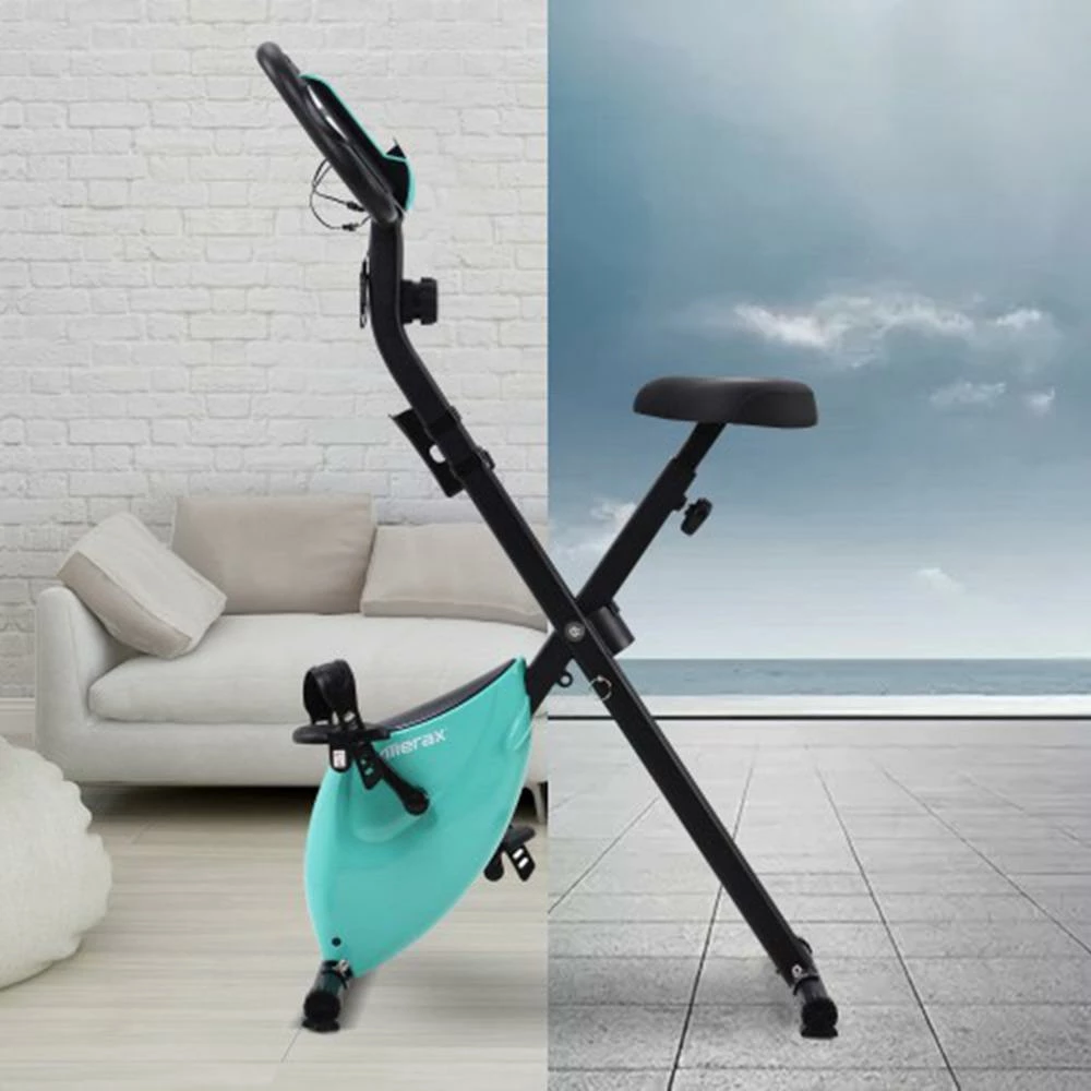 Top 10 π Merax X-Bike Lite Magnetic Foldable Exercise Bike with Padded Seat and LCD Console - Blue 𧨠6 Top 10 π Merax X-Bike Lite Magnetic Foldable Exercise Bike with Padded Seat and LCD Console - Blue 𧨠- Image 6